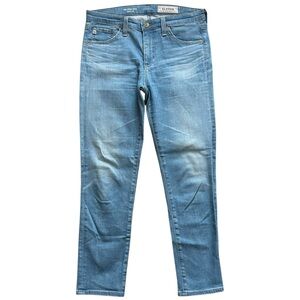 AG Adriano Goldschmied Prima Crop Cigarette Jeans Womens 27 Light Wash